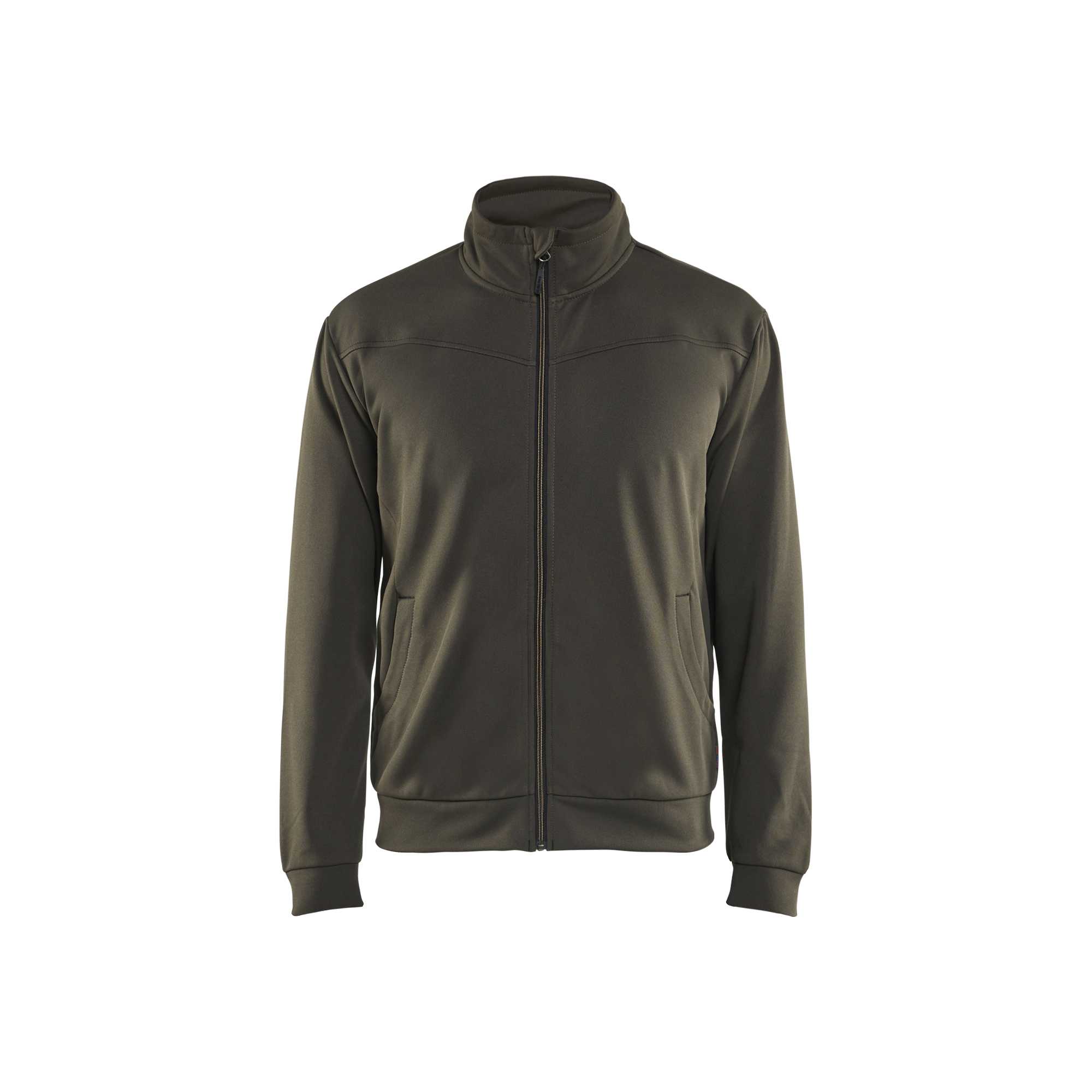 BLAKLADER 33622526 Sweatshirt With Full Zip Work Sweatshirt MEN - Pique Fleece